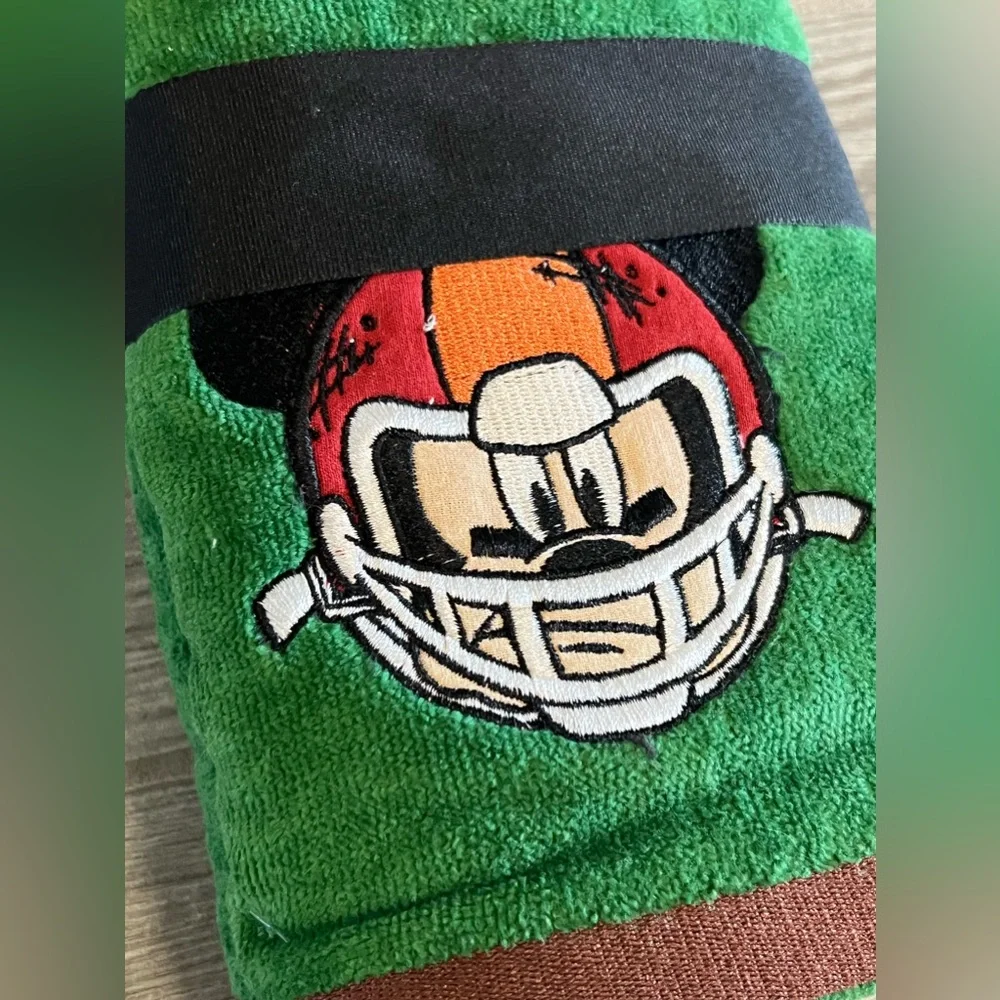Disney Mickey Mouse football hand towel